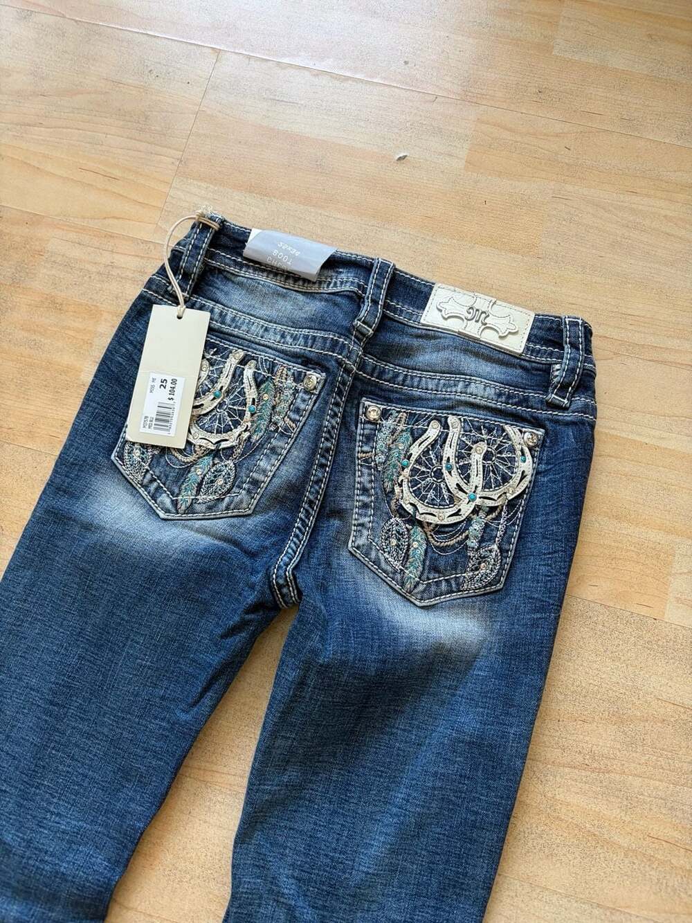 Miss Me Chloe Boot Jean Size 25x34 Med Blu
